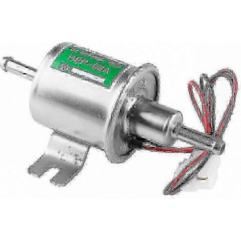 Pompe à essence électrique basse pression 12 V en ligne, débit 80-100 L/h, pression 2,5-6 PSI, entrée/sortie 8 mm, pour carburateurs de voitures, camions et bateaux (1/5)