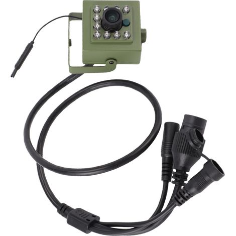 Caméra de sécurité intérieure avec projecteur infrarouge grand angle à 10 LED et vision nocturne, sans fil et Wi-Fi. (1/5)