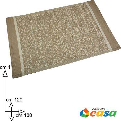Tappeto da interno in poliestere per sotto portone divani rettangolare 180x120cm (1/4)