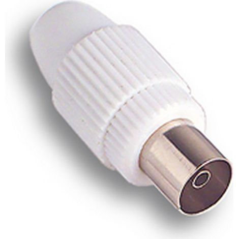 Fme art 32.020 presa coassiale diritta per cavo tv televisione   7 mm (1/2)