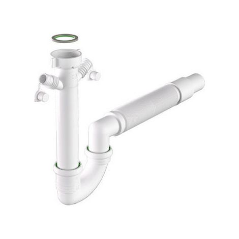 SIFONE PER LAVELLI CUCINA RINGONE FLX 1 VASCA ATTACCO ELETTRODOMESTICI- 11/2 x 50-40- BONOM- pezzi 1