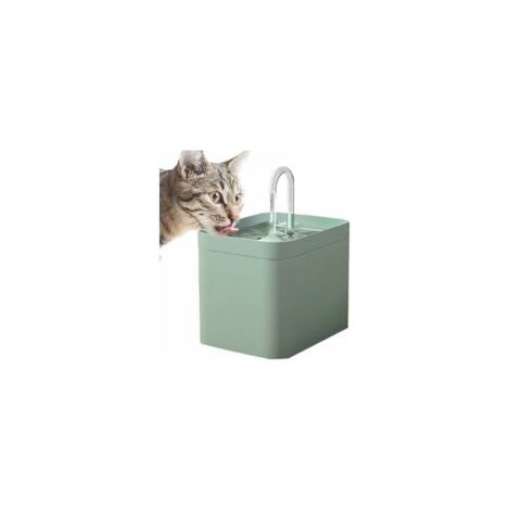 Fontaine À Eau pour Chat, Ultra Silencieuse 1.5 L Fontaine A Eau Chat sans Fil, Chat Fontaine d'eau pour Animaux De Compagnie avec Filtre pour Chats Oiseaux Chiens