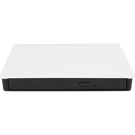 Lecteur/Graveur DVD Externe USB 3.0 Blanc pour PC Portable et Ordinateur de Bureau (1/5)