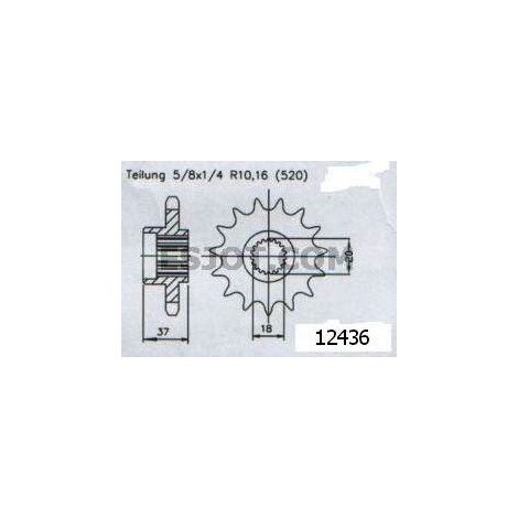 Pignon de sortie de boite Esjot pour Quad Aeon 125 Cobra Rs 4X2