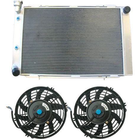 Radiador de aluminio, tamaño del núcleo 625 x 435 x 52 mm, tamaño total 745 x 445 x 70 mm, entrada/salida de 38 mm, compatible con Holden Statesman WB V8 1980-1985, aumento del 30 % en la capacidad de (1/5)