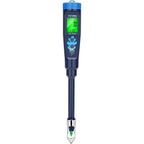 pH Mètre de Sol Électronique, Testeur pH de la Terre pour Alimentaire, Eau, Mesurer Le pH des Plantes, Jardin, Fermes, Cours, Pâte Fermentée, Piscine, Aquarium, Brassage (1/5)