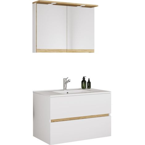 Badmöbel-Set mit Waschbecken Cosila-I 81