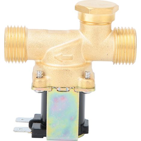 G1/2" Magnetventil aus Messing, normalerweise geschlossen, Wassereinlassschalter (DC24V) (1/5)