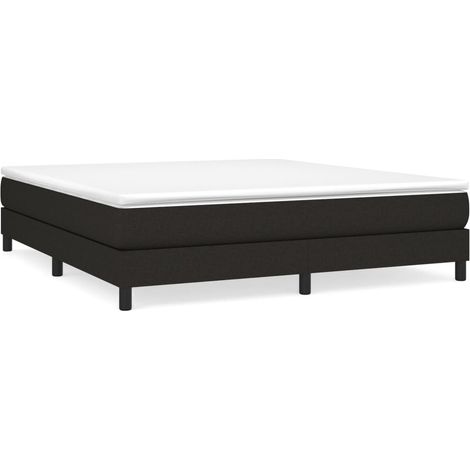Maison Exclusive - Boxspringbettgestell Schwarz 180x200 cm Stoff