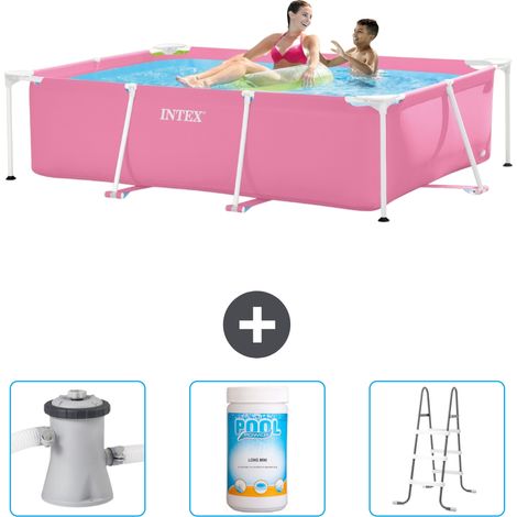 Intex Piscina con struttura Rettangolare - 220x150x60 cm - 6-pezzi  SCB84 (1/4)