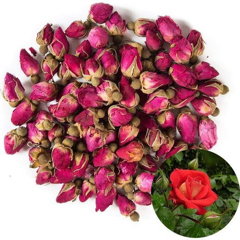 Pétalos de rosa roja naturales secos al por mayor - 225 g (1/4)