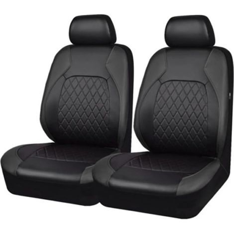 Autositzbezug für Ford Fiesta Fließheck 2008–2017, PU-Leder-Sitzbezug, universelle Vorder- und Rücksitzschoner, A-4 Stück (1/5)