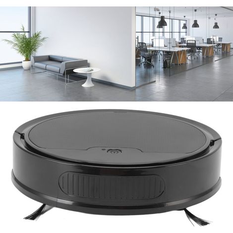 3-in-1-Saugroboter mit App-Steuerung, 2000 Pa Saugkraft, USB-Anschluss, schwarzes Design (1/5)