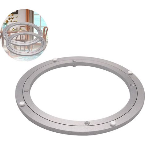 8 inch Aluminum Turntable, Heavy Duty Lazy Susan Turntable, Swivel Bearing Turntable, Elegant Round Dining Table