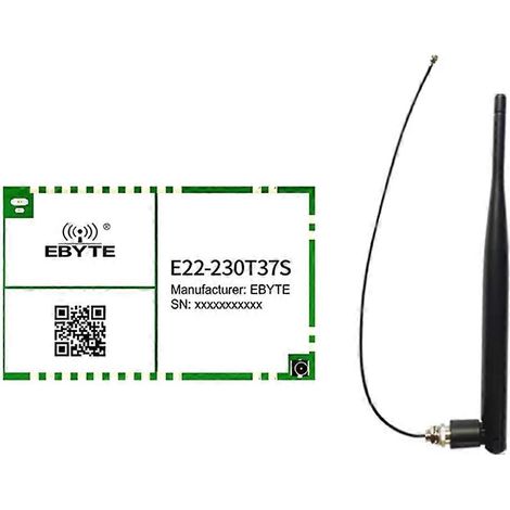 EBYTE E22-230T37S LoRa-Funkmodul, 230 MHz, 25 km Reichweite, geringer Stromverbrauch, LBT, RSSI, Watchdog, SMD-Montagebohrung (1/5)
