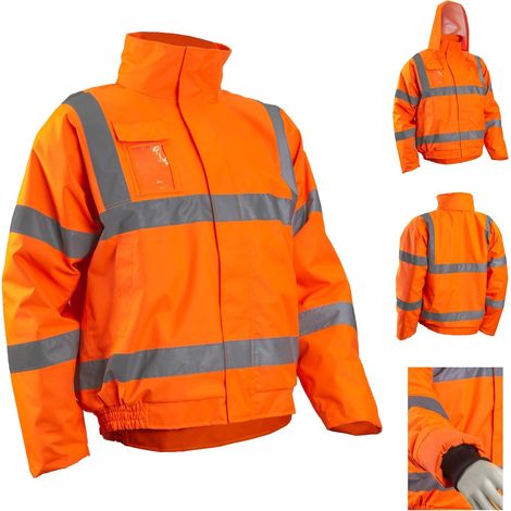 Bomber Alta Visibilita con Cappuccio Soukou Giallo XL