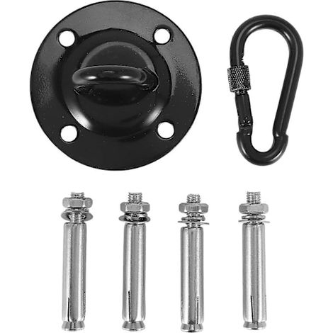Filiyano – support pour hamac – Chaise suspendue à fixation plafond, supportant jusqu'à 400 kg, fixation rotative à 360°, support pour hamac, sac de (1/5)