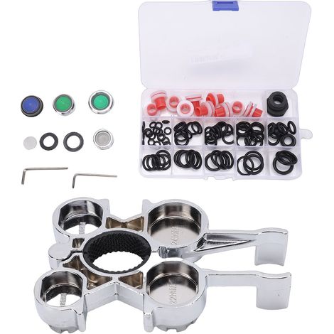 Herramienta multiusos 12 en 1 para extraer aireadores de grifos, llave inglesa multifuncional para cocina y baño, herramienta universal para grifos de fregadero compatible con TT TJ JR STD TF M16 M18 (1/5)