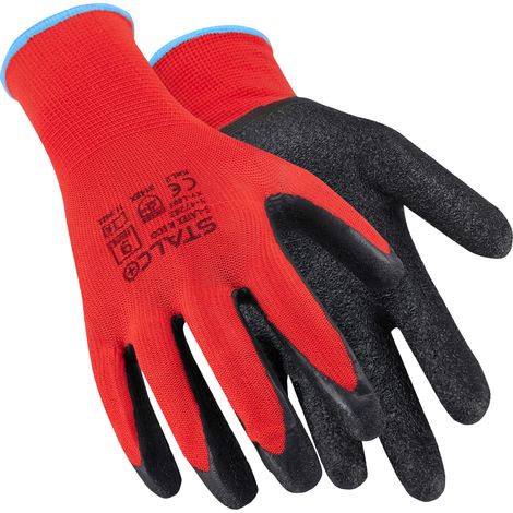 STALCO Polyesterhandschuhe S-Latex 10 12 Paar