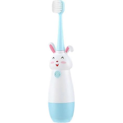 Brosse à dents électrique sonique pour enfants, fonctionne sur piles, étanche IPX7, soin buccal à 360°, poils en fibres ultrafines, doux et antidérapants (1/5)