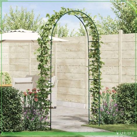 Arche de jardin - FAFEICY - 42021352 - Vert - 115 x 37 x 231 cm - Métal (1/5)