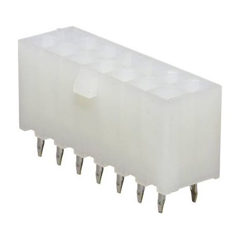 Molex Barrette femelle encastrable (standard) Nbr total de pôles 14 Pas: 4.2 mm 39281143 1 pc(s) Bag (1/2)