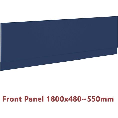 Shower Bathtub MDF Bath Panel Matt Navy Blue 1800mm Front Panel