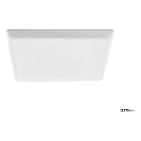 Plafonnier encastré LED 18W IP65 carré Oleg Rabalux