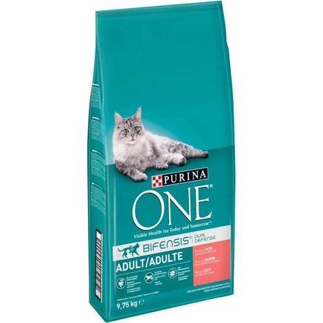 PURINA ONE ADULT Katze Lachs Trockenfutter mit Lachs 9,75 kg