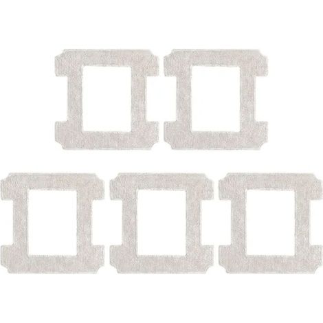Chiffons en Microfibre Nettoyables et RéUtilisables pour Robot de Nettoyage de Vitres Ecovacs WINBOT W1 W1 Pro (1/5)