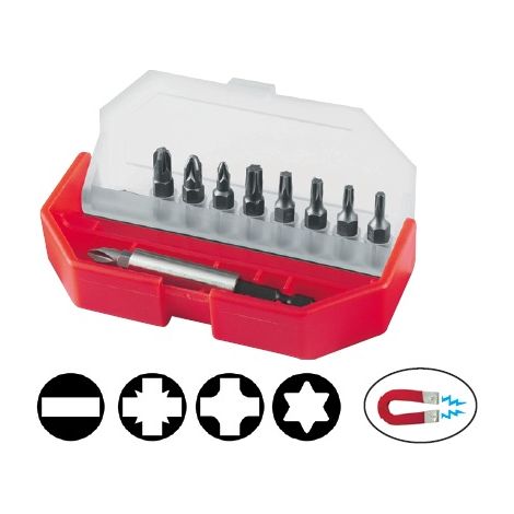 Caja de 10 puntas de tornillo STANLEY