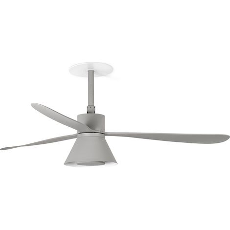 Faro Amelia Ventilateur de plafond encastré Amelia 132 cm, gris mat, CCT (1/2)