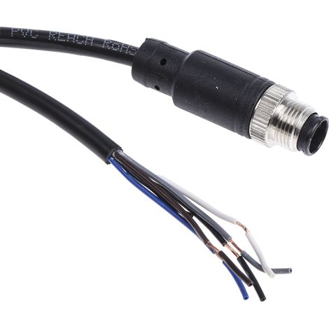 Cordon RS PRO 5 conducteurs , M12 Mâle, 5m ( Prix pour 1 ) (1/3)