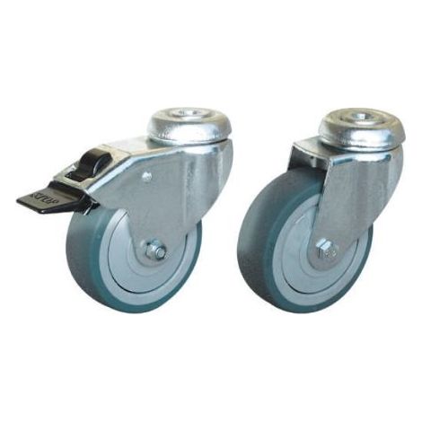 Roulette industrielle Pivotante Guitel Hervieu, Acier galvanisé, Ø 50mm, 30kg ( Prix pour 1 )