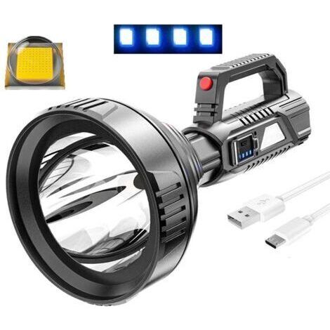 BARKBUSTERS Lampe torche LED, Projecteur de recherche portable charge rapide USB avec affichage électrique intelligent (1/5)