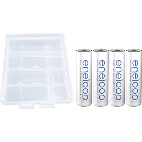 Pile rechargeable LR6 (AA) NiMH eneloop eneloop HR06 Box 1900 mAh 1.2 V 4 pc(s) Q662521 (1/5)