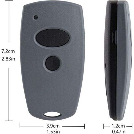 Ouverture de la Porte de Garage Émetteur Manuel Compatible avec 868Mhz Marantec Digital 302, 384, 304, 313, 321, 323, 131 868 Télécommande 2 pièce TRIMEC (1/3)