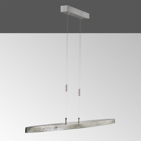[NEUWERTIG] B-Ware Colmar LED Hängeleuchte Pendelleuchte CCT nickel Länge 106 cm (1/2)