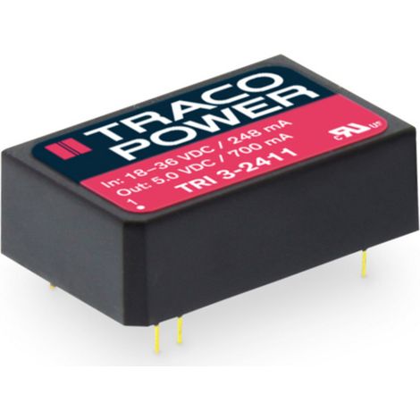 TracoPower TRI 3-0511 DC/DC-Wandler, Print 700 mA 3.5 W Anzahl Ausgänge: 1 x Inhalt 1 St.