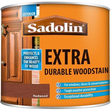 Sadolin Extra Durable Redwood Woodstain - 500ml (Model SAD5028544)