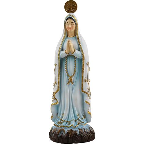 Statue de la Vierge Marie - Sculpture Décorative en Résine - Petite (1/5)
