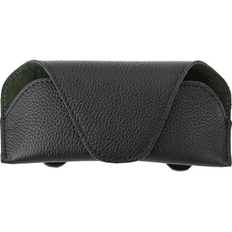 Porta occhiali da sole per visiera parasole per auto, clip porta occhiali per auto in pelle, accessorio porta occhiali da sole (1/4)