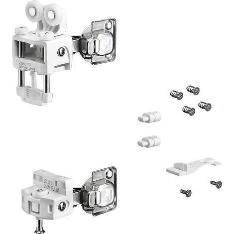 Hettich WingLne L,                                             Laufteilset mit unteRr Führung mit SchLeßautomatik,                                             12kg,