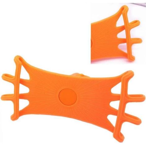 Support Téléphone Vélo - Fixation Silicone pour Guidon 24-29,5 mm - Usage Moto Vélo Scooter - 1 Pièce (1/4)