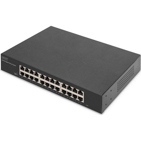 Digitus Switch Gigabit a 24 porte, 19 pollici, non gestito