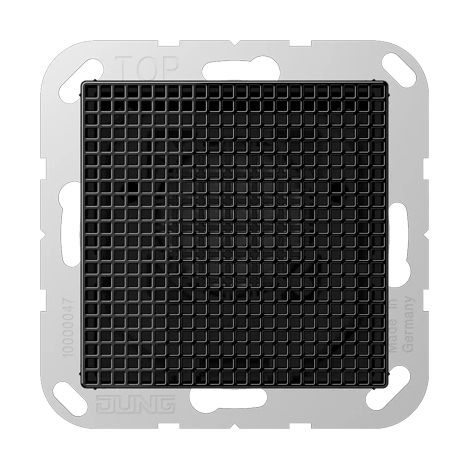 Jung Módulo de altavoz, termoplástico, serie A, negro LSM A 4 SW