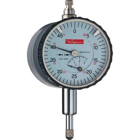 Comparateur KM4 T 3 mm lecture 001 mm paroi arrière magnétique avec étalonnage
