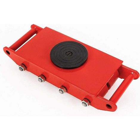 12T Machinery Mover - Rueda de movimiento para muebles (rotación de 360 grados, 6 ruedas)