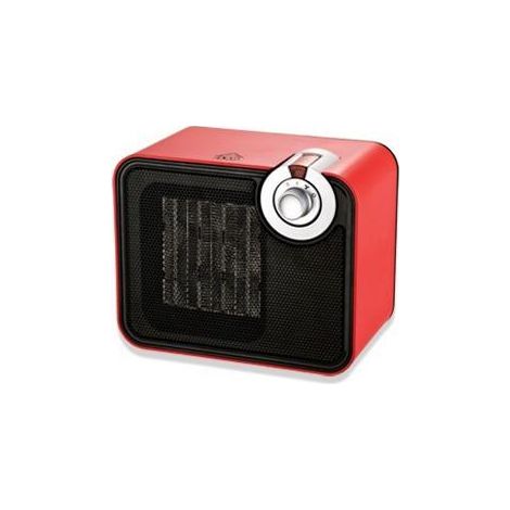 DCG Eltronic SA9107 stufetta elettrica Nero, Rosso 1500 W Radiatore (1/2)