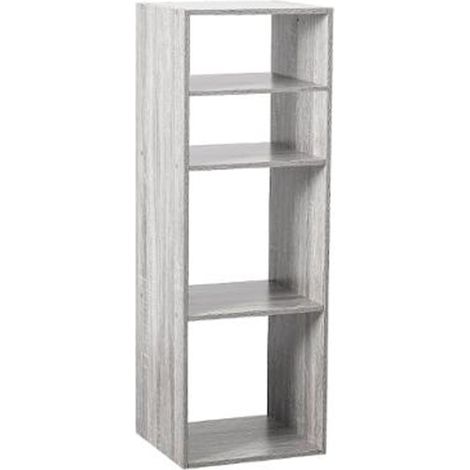 Étagère 4 Cases "Mix N Modul" 100cm Gris